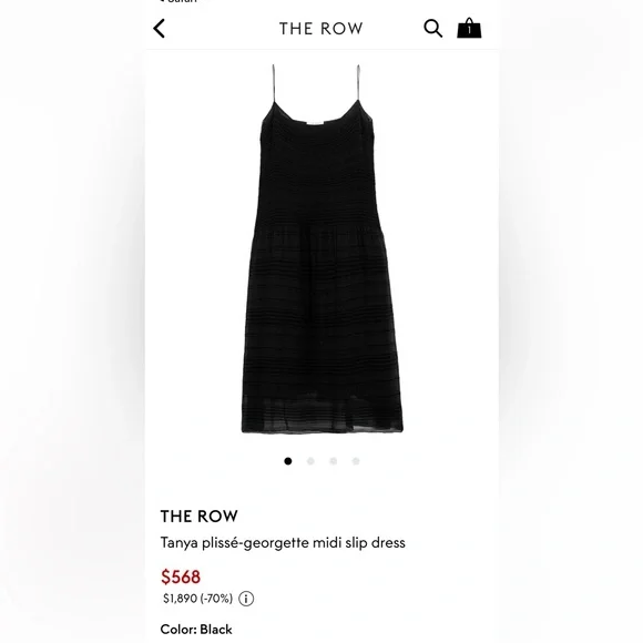 The Row Tanya Plisse Dress - Picture 5 of 9